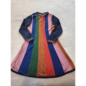 Mini Boden Girls Swing Knit Dress Sz 5-6Y